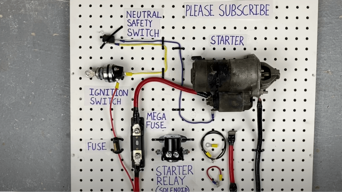 What Wires Go To The Starter Solenoid 0362